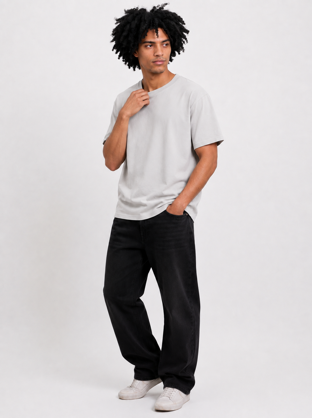 Gray short sleeve t-shirt