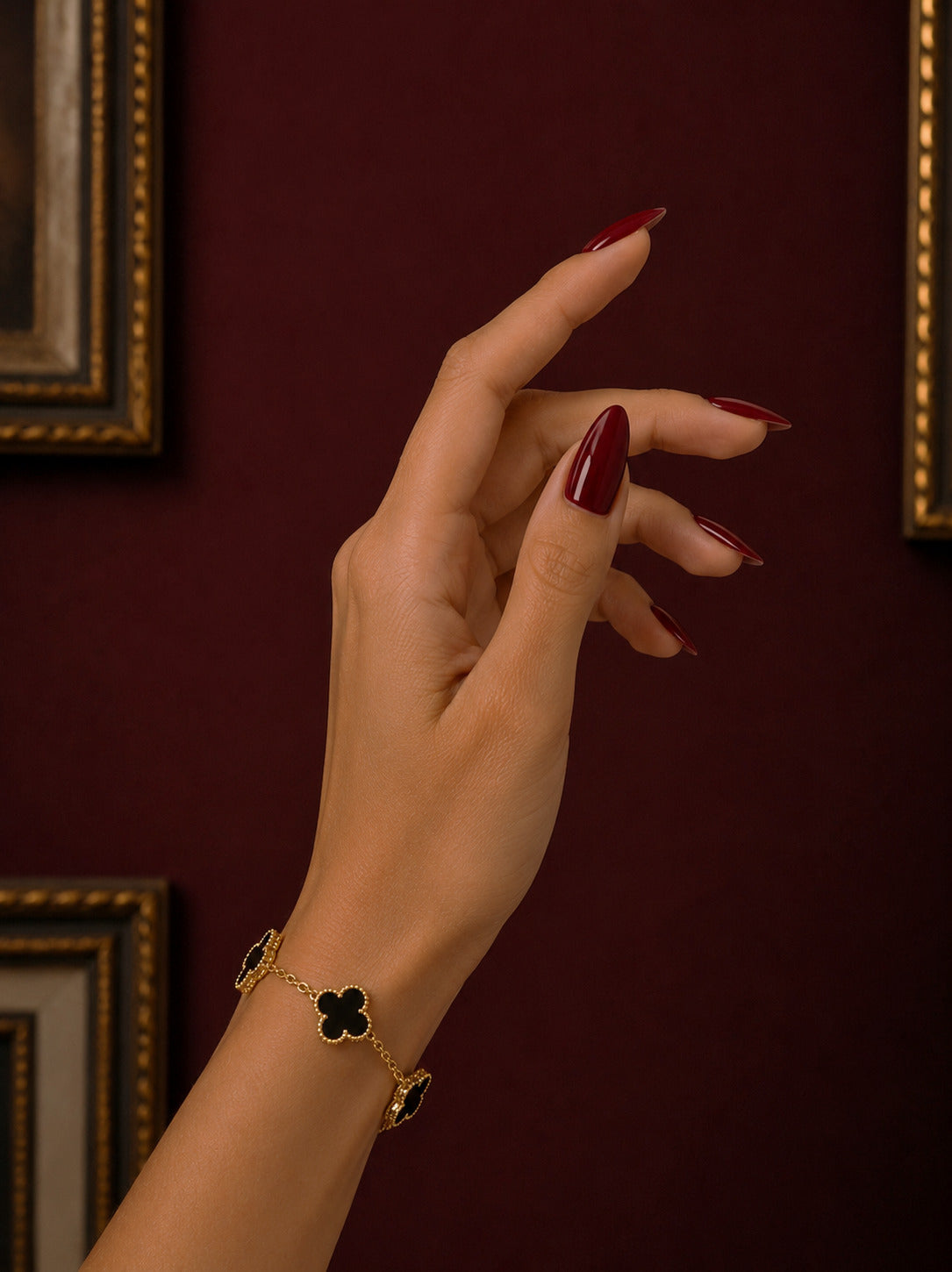 Black van cleef bracelet