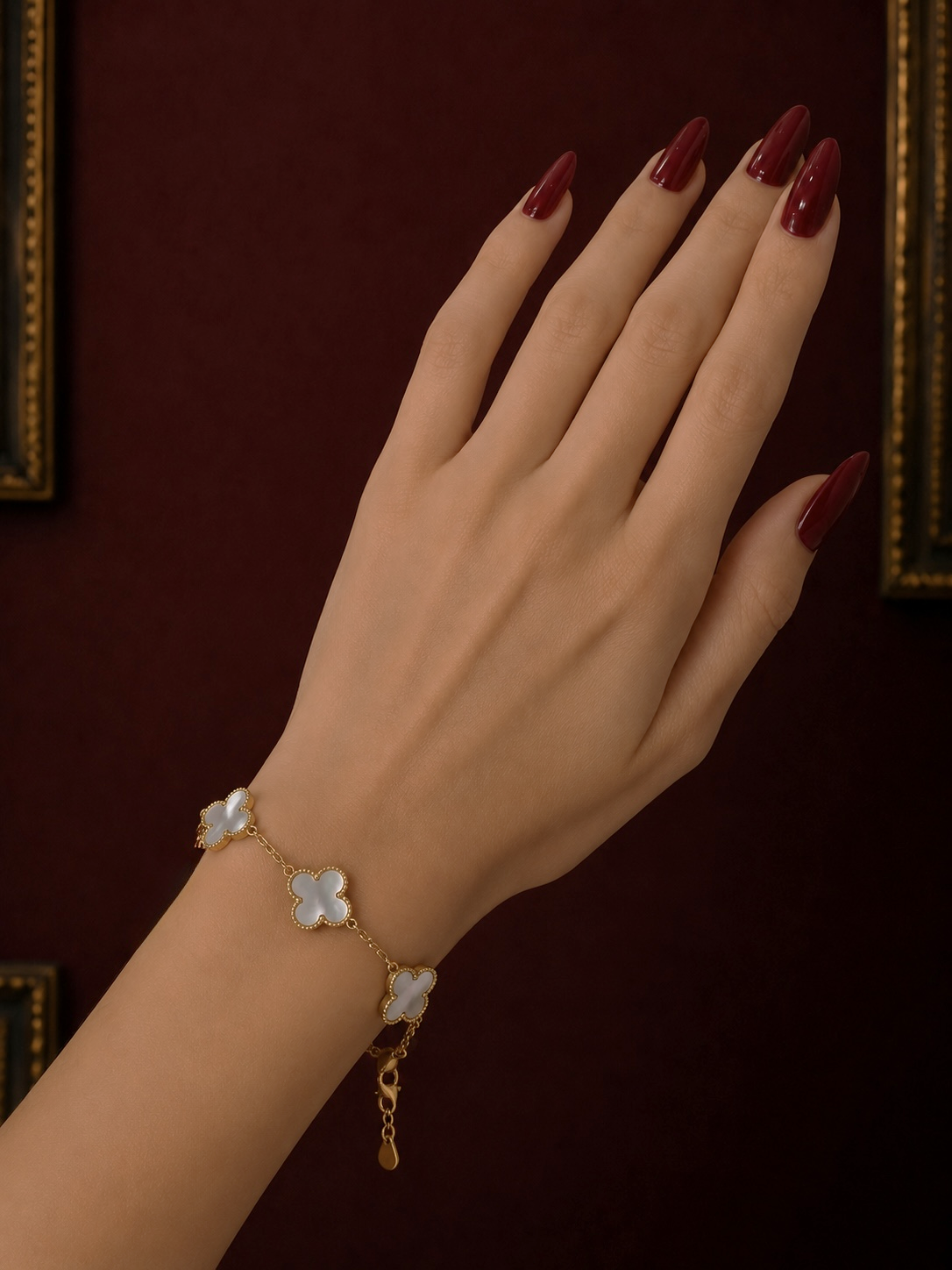 White van cleef bracelet