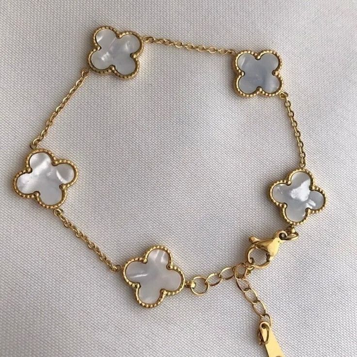 White van cleef bracelet