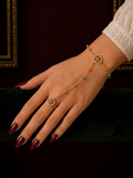 Golden tree hand chain